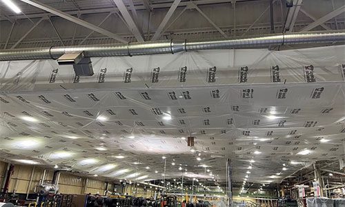 temporary suspended ceiling