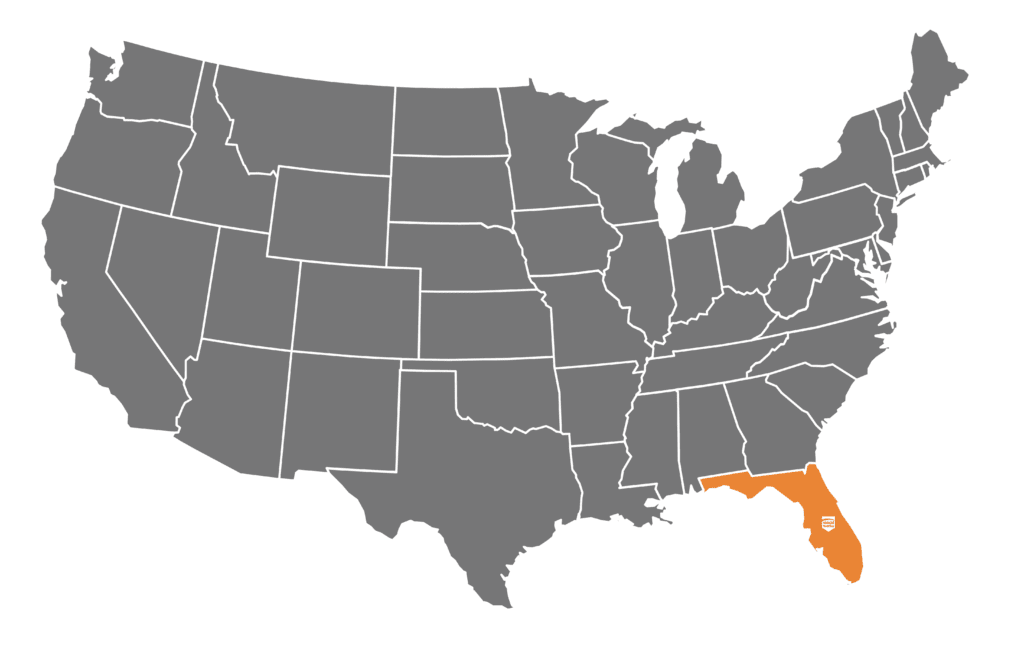 map florida USA