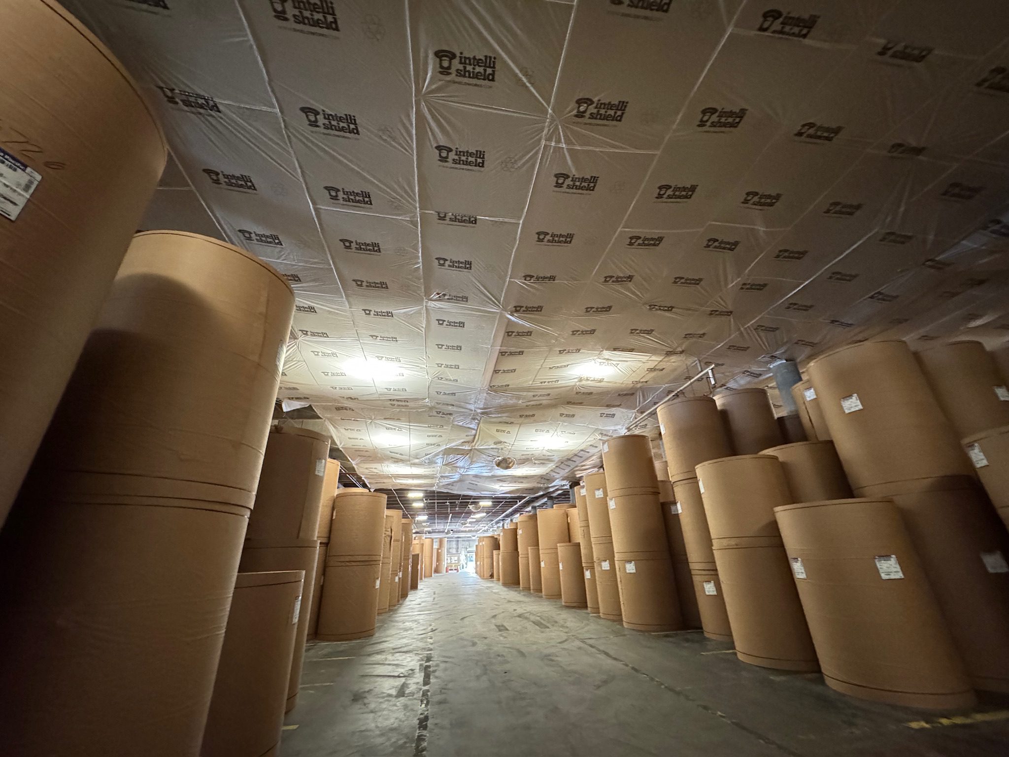 temporary ceiling shieldworks